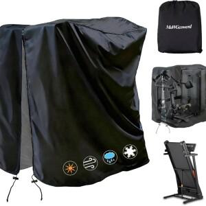 접이식 런닝머신 커버, 방진 및 방수 옥스포드 천 자외선 차단 가정용 피트니스 장비용 풀 커버리지 보호대