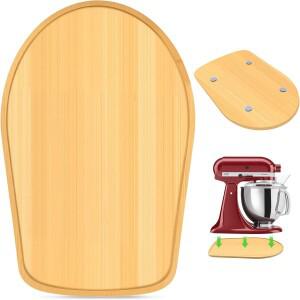 KitchenAid 4.5-5 Qt 틸트 헤드 스탠드 믹서, 가전 슬라이딩 매트 패드, 주방 보조 액세서리용 대나무