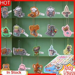 52toys 톰과 제리 고양이와 쥐 자석 플러시 키체인 만화 냉장고 인터넷 유명 장난감 블라인드 박스 컬렉션
