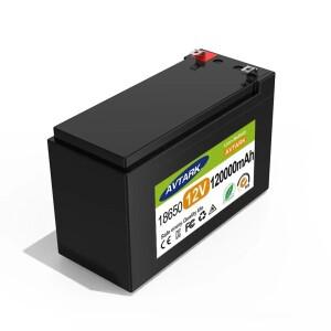 12V LiFePO4 리튬 이온 충전지 팩 EU 플러그 + 3a DC 버스 헤드 케이블이 포함된 배터리