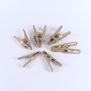 1PCS 260A 황동 A 모양 접지 용접 접지 클램프 아르곤 아크 용접기 용접기 전극 홀더 클립 다목적 도구