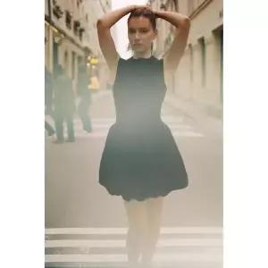 ZARA 벌룬 페이크 미니 원피스 - 블랙 {QHJ}