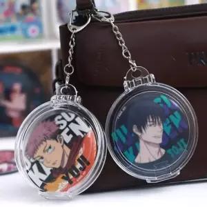 투명 캔뱃지 커버 케이스 키링 가방 꾸미기 투명 홀더 뱃지 보호 굿즈 보관 캔배지 58mm 65mm 75mm