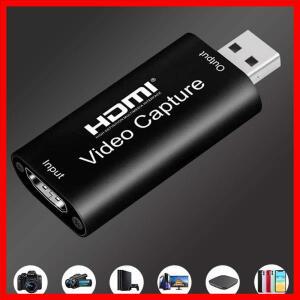 USB 2.0 비디오 캡처 카드, 4K HDMI 호환 그래버 라이브 스트리밍 박스 녹화, PS4 XBOX 휴대폰 게임 DVD 카