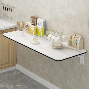 싱크대 보조테이블 활용 홈바 폴딩 리빙 보온 무타공설치 100x50 액세서리 스탠드2