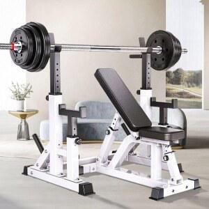 인클라인 벤치 프레스 스쿼트 스쿼트랙 각도조절벤치 덤벨 바벨 웨이트 4 트레이닝 프레임