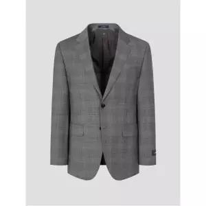 [로가디스] [COUTURE] 울 체크 루즈 핏 수트 재킷 - 그레이 (RX6101R053)
