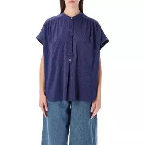 카미유 자카드 스트라이프 슬리브리스 블라우스 26210051 00178