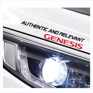 D24 제네시스G80호환 미니 슬로건 로고 데칼스티커 NDj7+2jLG