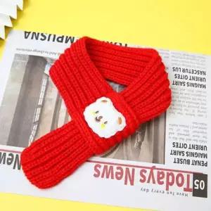 곰돌이패치애견목도리 강아지고양이미니목도리(레드) xPX4+6fJx