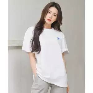 HERRING 링 반지BNE 여성 루즈핏 반팔 티셔츠 오버핏 16수 여름 면티 커플 공용 / TE504W