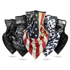 반다나 바이마스크 UV 차단 이어홀 UV차단마스크 커버 남녀 오토바이 등산 햇빛 가볍고