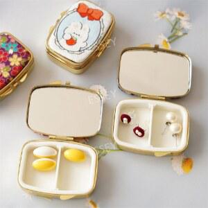 알약통 영양제통 정리함케이스 약병 4구 약통케이스 영양제 3칸 토탈언니네 레인보우 일주일