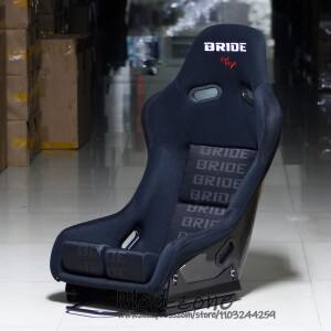 BRD VIOS III LOWMAX 경량 탄소 섬유 유리 블랙 쿠션 JDM 자동차 튜닝 고정 버킷 레이싱 시트