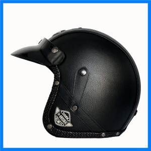 레트로 하프 페이스 3/4 헬멧 오토바이 헬멧 DOT 인증 경량 사계절 왕세자 남성 및 여성 사이클링 크루즈