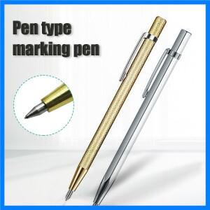 2개 카바이드 팁 스크라이버 다이아몬드 펜 - 유리 타일 내구성 금속 가공 및 목재에 정밀 조각 및 마킹을