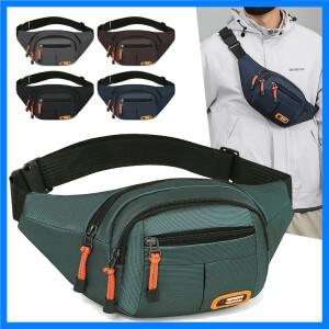 두껍고 내마모성 허리 팩, 대용량 스플래시 방지 숄더백, 체스트백, 다기능 휴대폰 가방, 신제품