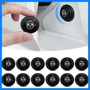 4/8/12개 자동차 로고 쇼크 업소버 도어 트렁크 방음 매트 (닷지 램, 저니, 차저, 챌린저, 캘리버, 나이트