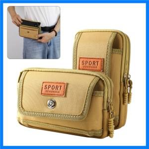 스포츠 다기능 허리 가방 지갑 휴대용 여행 전화 주머니 야외 캔버스 허리 가방