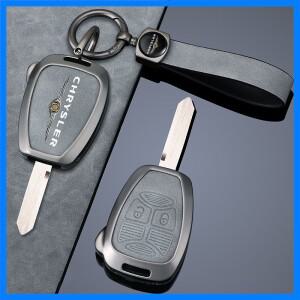 크라이슬러 200 아스펜 보이저 퍼시피카 300c PT 크루저 자동차 키체인 액세서리용 자동차 리모컨 키 커버
