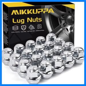 미쿠파 20개입 M12x1.5 블랙 솔리드 일체형 휠 러그 너트 OEM 공장 스타일 에이콘 시트 2001-2022 포드 이