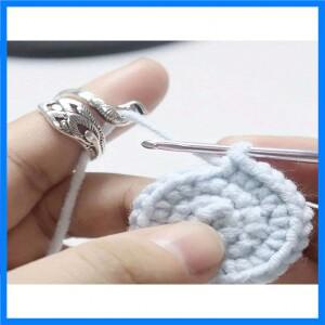 1/2/3/4개 조절 가능한 뜨개질 루프 세트: 코바늘 루프, 뜨개질 링, 바늘질용 실 가이드