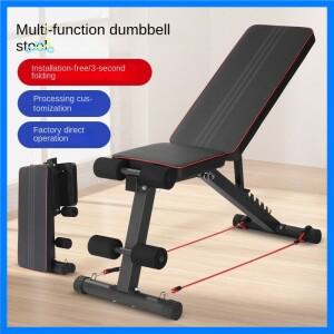 TUXL 접이식 덤벨 벤치 피트니스 의자 Supine 보드 플라잉 버드 벤치 푸시 벤치 앉아서 복부 운동 장치 202