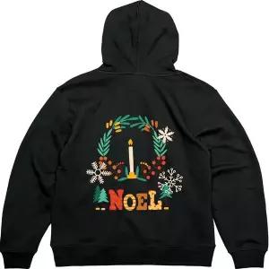 [골드스마일]기모후드집업 뒷면 NOEL 성탄절 프랑스어그림 다양한색상 전사이즈