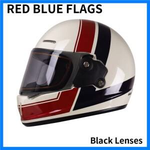 빈티지 풀 헬멧 오토바이 헬멧 다양한 색상 렌즈 옵션 레트로 바이크 헬멧 라이더용