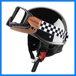 일본 빈티지 하프 헬멧 오픈 페이스 오토바이 헬멧