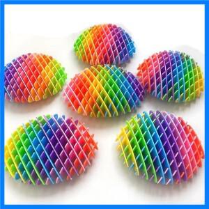 레인보우 디컴프레션 엘라스틱 메쉬 변형 웜 손가락 끝 감각 퍼즐 장난감 힐링 디컴프레션 스트레처블 소형