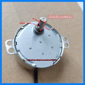 새로운 TYC50 220V 50/60HZ 4W AC 동기 기어 모터 2.5rpm 5rpm 10rpm 15rpm 20rpm 30rpm 전자레인지/오븐 C