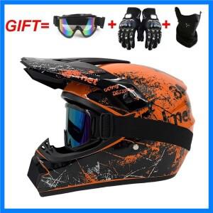 고품질 오토바이 오프로드 레이싱 헬멧 ATV 산악 자전거 풀 헬멧 DOT 인증