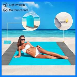 비치 담요 Sandproof 280*305cm 방수 비치 매트 여행 하이킹 액세서리에 대 한 경량 피크닉 담요 비치 매트