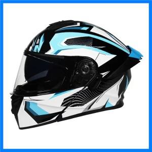 개인 맞춤형 오프로드 모터사이클 헬멧, 스타일리시한 듀얼 렌즈, 남녀 공용, DOT 인증 및 ABS 소재