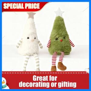 2026 크리스마스 & 새해 크리스마스 트리 플러시 장식품 - 귀여운 걸이형 장식, 집과 파티에 적합, 아이들