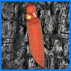 야외용 SA 가죽 나이프 커버는 고급 가죽 소재와 다기능을 갖춘 야외용 직선 나이프에 적합합니다.