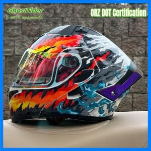 HOT Orz 오토바이 헬멧 남녀 공용 리프팅 헬멧 이중 미러 3C 인증 오토바이 사계절 풀 헬멧