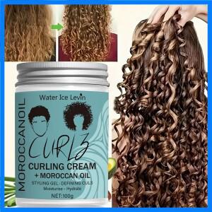 코코넛 오일 컬링 크림 - 보습 정의, 부드러움과 광택, 프리즈 방지, 겨울 헤어 케어, 모든 모발 타입 적용