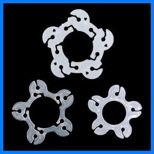 풍선 아치 클립, 웨딩 폴더 액세서리, 링 플라스틱 꽃 50 개