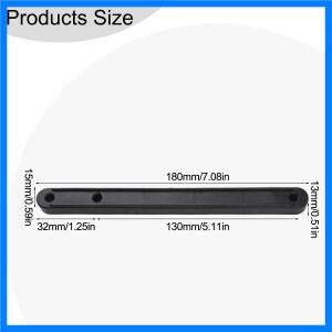 서랍 러너 플라스틱 드로우 레일 슬라이드, 캐비닛 홈 개선 부품, 180mm, 235mm, 10