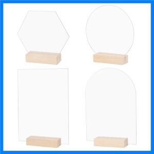 투명 아크릴 아치 모양의 테이블 카드 웨딩 번호 플레이트 연회 Diy 나무 기본 좌석 로그인