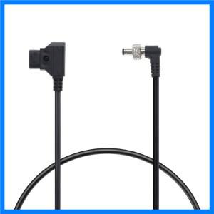 D-Tap to Locking 모니터 전원 케이블, Atomos 비디오 보조 적합한 직각 DC2.1mm,