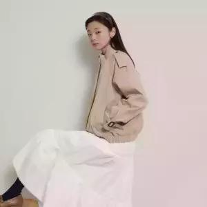 [국내백화점] 빈폴 레이디스 트렌치 디테일 점퍼 베이지