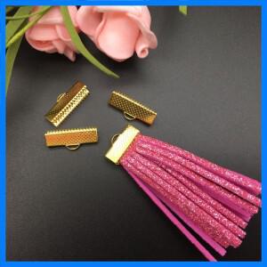 플랫 태슬 탑 비즈 캡 합금 엔드 팁 케이블 토퍼 DIY 핸드메이드 공예 알리나크래프트 제작