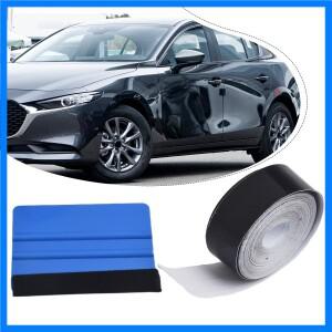 자동차 필름 고광택 비닐 랩 키트 블랙 아웃 크롬 삭제 창 트림 안티 스크래치 테이프