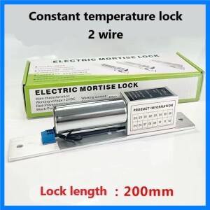 DC 12V 전기 드롭 볼트 도어 잠금 장치, 2 와이어 자동 유도 솔레노이드 래치 액세스 제어용