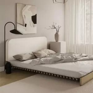 침대헤드쿠션 머리 커버 프레임 헤드보드 가리개 크림화이트