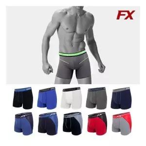 피트엑스남성팬티 미드롱 드로즈 5매 세트 메쉬면스판 184540