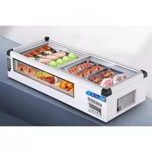 탁상형 마라탕 토핑 냉장고 음식 반찬 모델 밑반찬